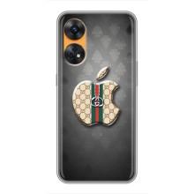 Чехлы ГУЧЧИ для Оппо Рено 8Т (AlphaPrint) (Apple gucci)