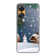 Чехлы на Новый Год Oppo Reno 8T (Зима)