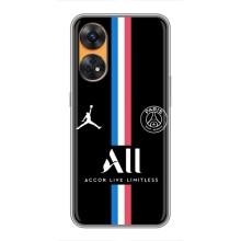 Чехлы PSG для Oppo Reno 8T (AlphaPrint) (футболка ПСЖ)