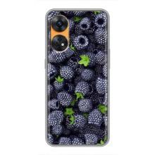 Чехлы с Фруктами для Oppo Reno 8T (VPrint) (Ежевика)