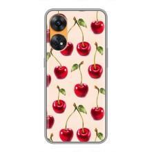 Чехлы с Фруктами для Oppo Reno 8T (VPrint) (Вишня)