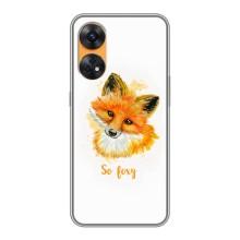 Чехлы с картинкой Лисички для Oppo Reno 8T (VPrint) (Девочка Лиса)