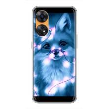 Чехлы с картинкой Лисички для Oppo Reno 8T (VPrint) (Яркая лисичка)