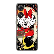 Чехол Disney Mouse Oppo Reno 8T (PREMIUMPrint) (Минни peace)