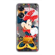 Чохол Disney Mouse Oppo Reno 8T (PREMIUMPrint) (Minni з бантіком)