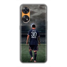 Чехол Месси футболист для Oppo Reno 8T (Месси в ПСЖ)