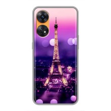 Чохол Ейфелева Вежа Oppo Reno 8T - (AlphaPrint) – Париж Башня