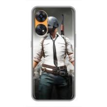 Чехол PUBG для Оппо Рено 8Т (AlphaPrint) (Пабг мен)