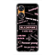 Чохол з музикальним гуртом для Oppo Reno 8T – BLACKPINK