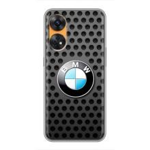 Чехол для Оппо Рено 8Т - с принтом БМВ (AlphaPrint) (Знак БМВ)