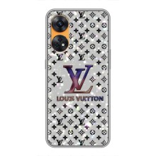 Чехол Стиль Louis Vuitton на Oppo Reno 8T (Яркий LV)