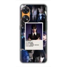 Чохли Венсдей на Oppo Reno 8T Уенсдей (AlphaPrint) (колаж Венздей)