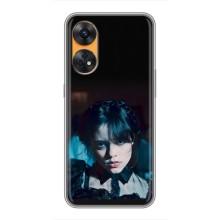 Чохли Венсдей на Oppo Reno 8T Уенсдей (AlphaPrint) (погляд Венздей)