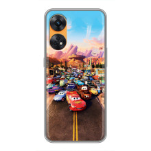 Силиконовый чехол Маквин для Oppo Reno 8T – Тачки Маквин