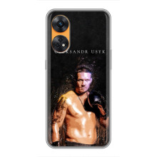 Чехол с картинкой Александр Усик для Oppo Reno 8T – Чемпион Усик