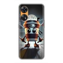 Чехол с мемом Тралалело тралала на Oppo Reno 8T – Капучино асасино