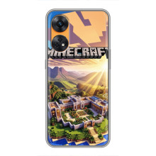 Чохол з картинками Майнкрафт для OPPO Reno 8Т – Minecraft