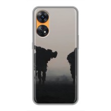 Чехол с украинским воином на Oppo Reno 8T (Украинские солдаты)