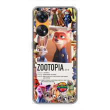 Чехол Зоотрополіс на Oppo Reno 8T – Коллаж Зоо