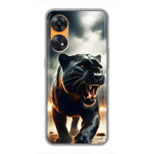 Чехол с картинкой «Хищники» для Oppo Reno 8T – Пантера