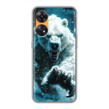 Чехол с картинкой «Хищники» для Oppo Reno 8T – Медведь