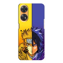 Купить Чехлы на телефон с принтом Anime для Оппо Рено 8Т – Naruto Vs Sasuke