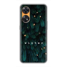 Новорічні, Святкові Чохли для Oppo Reno 8T - 2024 год (Winter)