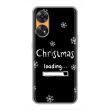 Різдвяні, Святкові Чохли для OPPO Reno 8Т (Christmas loading)