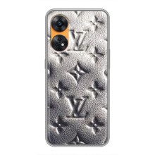 Текстурный Чехол Louis Vuitton для Оппо Рено 8Т (Бежевый ЛВ)