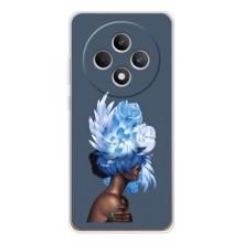 Чехлы (ART) Цветы на OPPO Reno12 F (VPrint) (Цветы на голове)