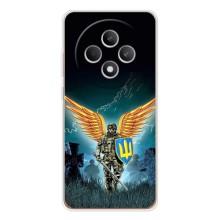 Чехлы с картинкой ЗСУ для OPPO Reno12 F (AlphaPrint) (Солдат ЗСУ)