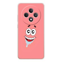 Чехлы с Патриком на OPPO Reno12 F (Мордочка Патрика)