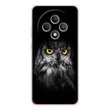 Чехлы с принтом СОВЫ для OPPO Reno12 F – Сова на чёрном