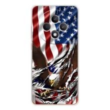 Чехол Флаг USA для OPPO Reno12 F – Флаг USA