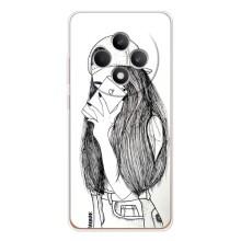 Чохол з друком для OPPO Reno12 F - (Мода) (AlphaPrint) (Фото дівчини)