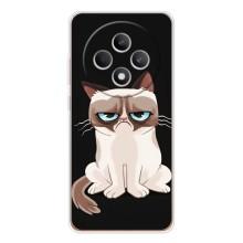 Чохол з принтом для OPPO Reno12 F (AlphaPrint) Модні коти (Сумний кіт)