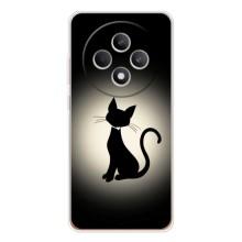 Чохол з принтом для OPPO Reno12 F (AlphaPrint) Модні коти (Силует котика)