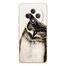 Чохол з пташками на OPPO Reno12 F (VPrint) (Сова)