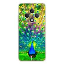 Чохол з пташками на OPPO Reno12 F (VPrint) (Яскравий Павлин)