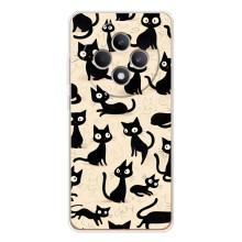 Чохол з малюнком кіт на OPPO Reno12 F (Чорні коти)