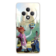 Чехол Зоотрополіс на OPPO Reno12 F – Ник Джуди и змея