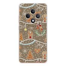 Новогодние, Праздничные Чехлы для OPPO Reno12 F - 2024 год (Новогодние пряники)