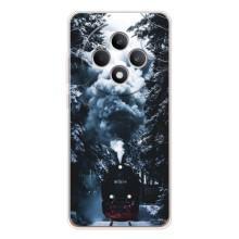 Новогодние, Праздничные Чехлы для OPPO Reno12 F - 2024 год (Зимний поезд)