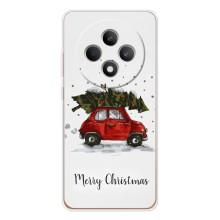 Рождественские, Праздничные Чехлы для Рено 12 Ф (Машина с елкой)