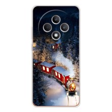 Силіконовий бампер на різдво для OPPO Reno12 F – Потяг