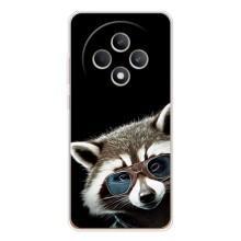 Силиконовый Чехол с Енотами на OPPO Reno12 F – Стильный Енот