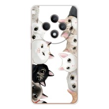 Силіконовий чохол з котиком для OPPO Reno12 F (Коти)