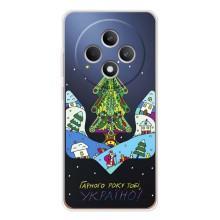 Зимние Чехлы для Рено 12 Ф - прозрачный фон (Рождественский герб)