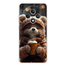 Друкований чохол 'Звірята з кавою' для OPPO Reno12 F – Мішка з кавою