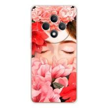 Чехлы (ART) Цветы на OPPO Reno12 FS (VPrint) (Очі в квітах)